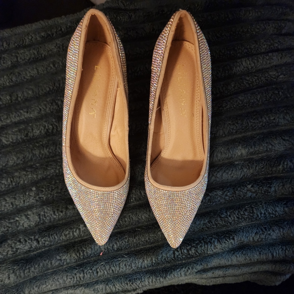 Sparkly heels